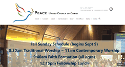 Desktop Screenshot of peacechurchucc.org